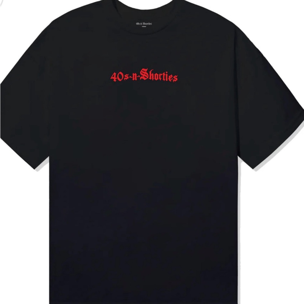 40s n Shorties black T-shirt size medium